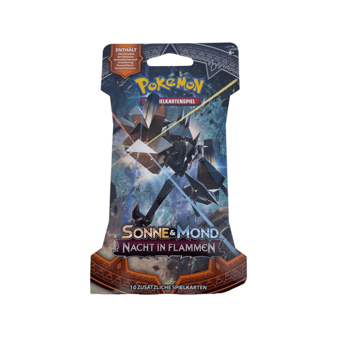 Pokémon Sonne & Mond Nacht in Flammen Sleeved Booster DE