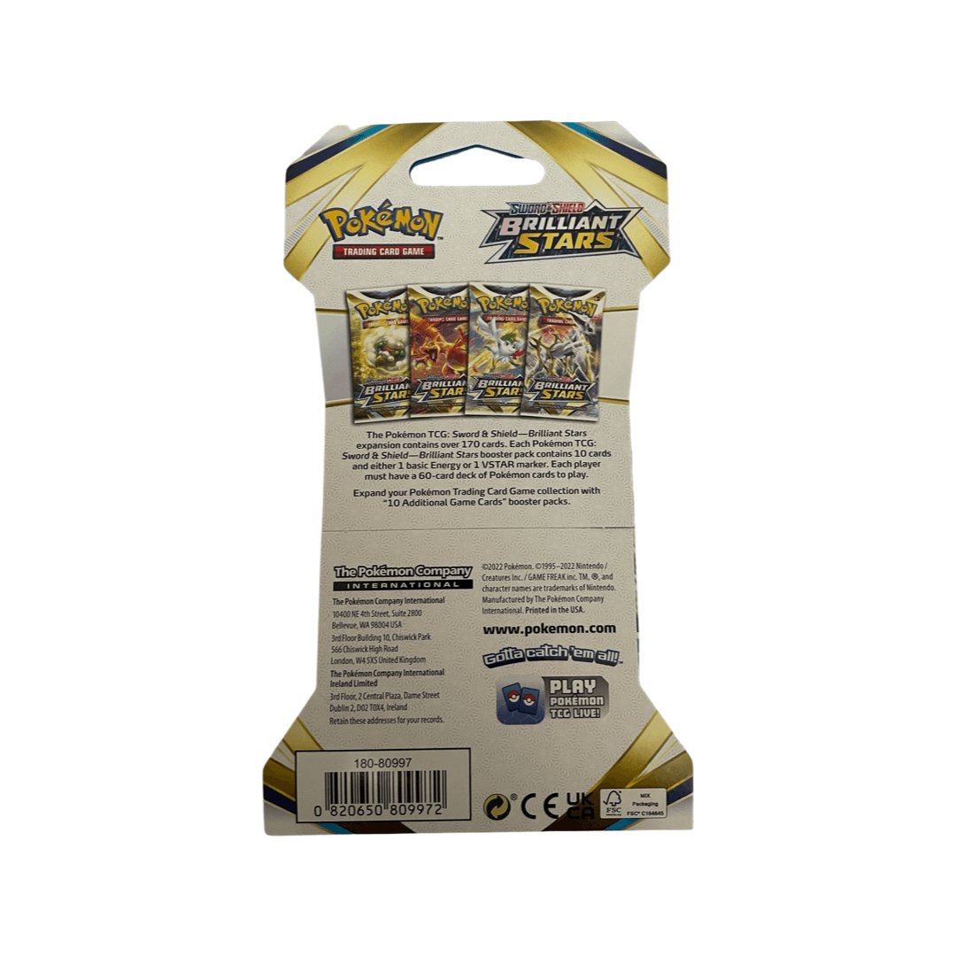 Pokémon Brilliant Stars Sleeved Booster EN