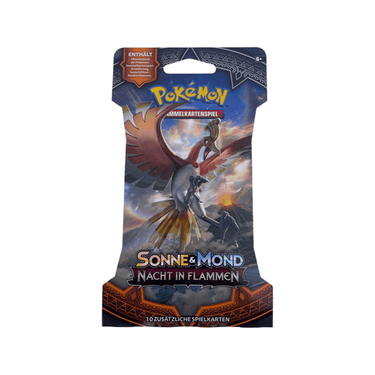 Pokémon Sonne & Mond Nacht in Flammen Sleeved Booster DE