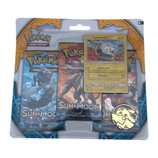 Pokémon Sonne und Mond 3 Pack Blister Togedemaru EN